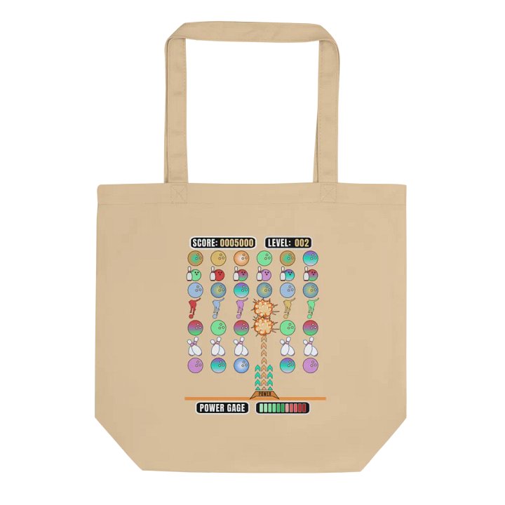 Space Invader Game Bowling Retro Blast Tote Bag product image (1)