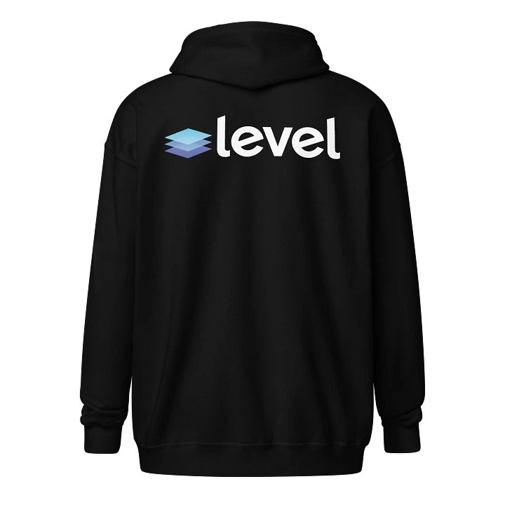 Level Zip Hoodie - Dark (Back Print) product image (2)