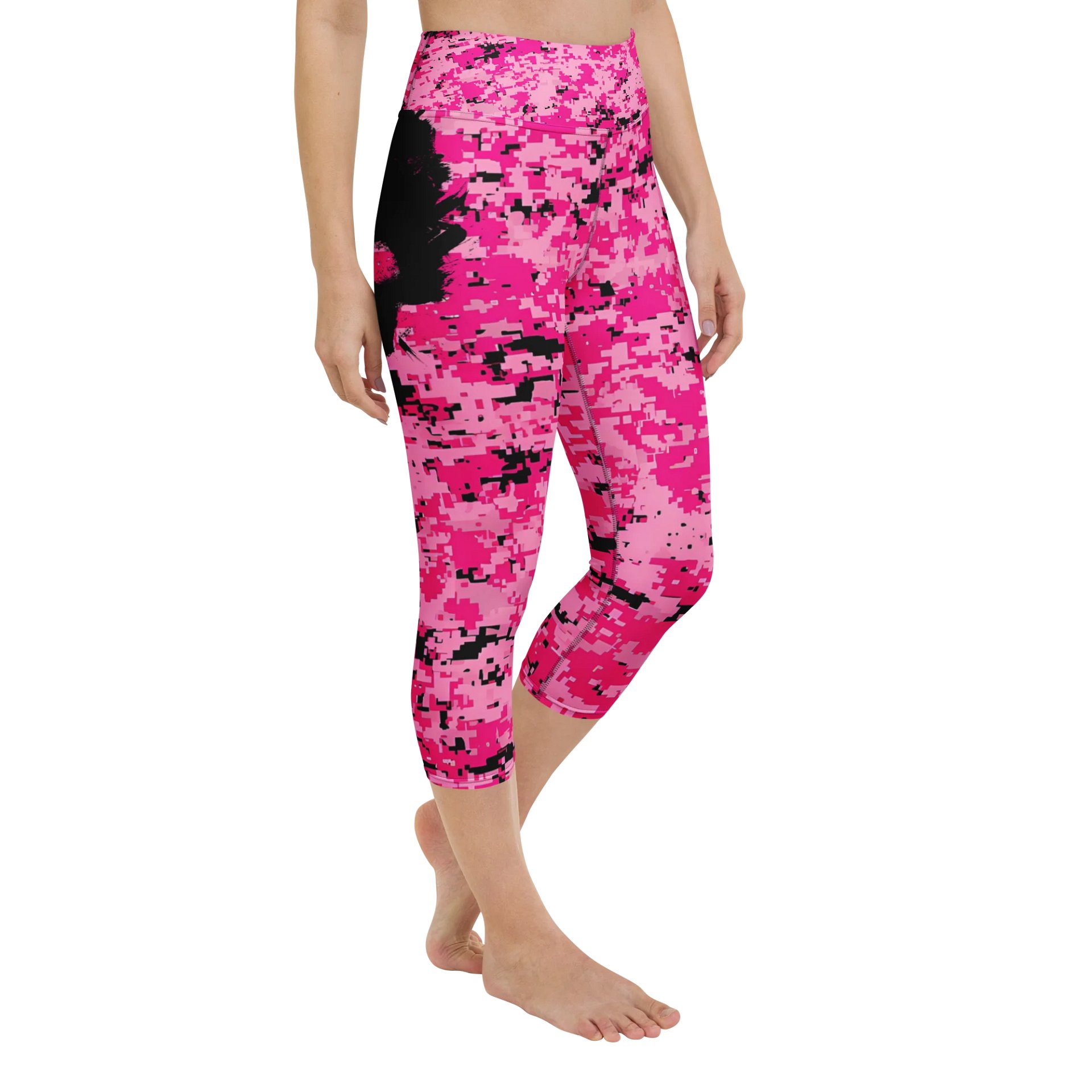 90s Iconic All-Over Print Yoga Capri Leggings product image (2)