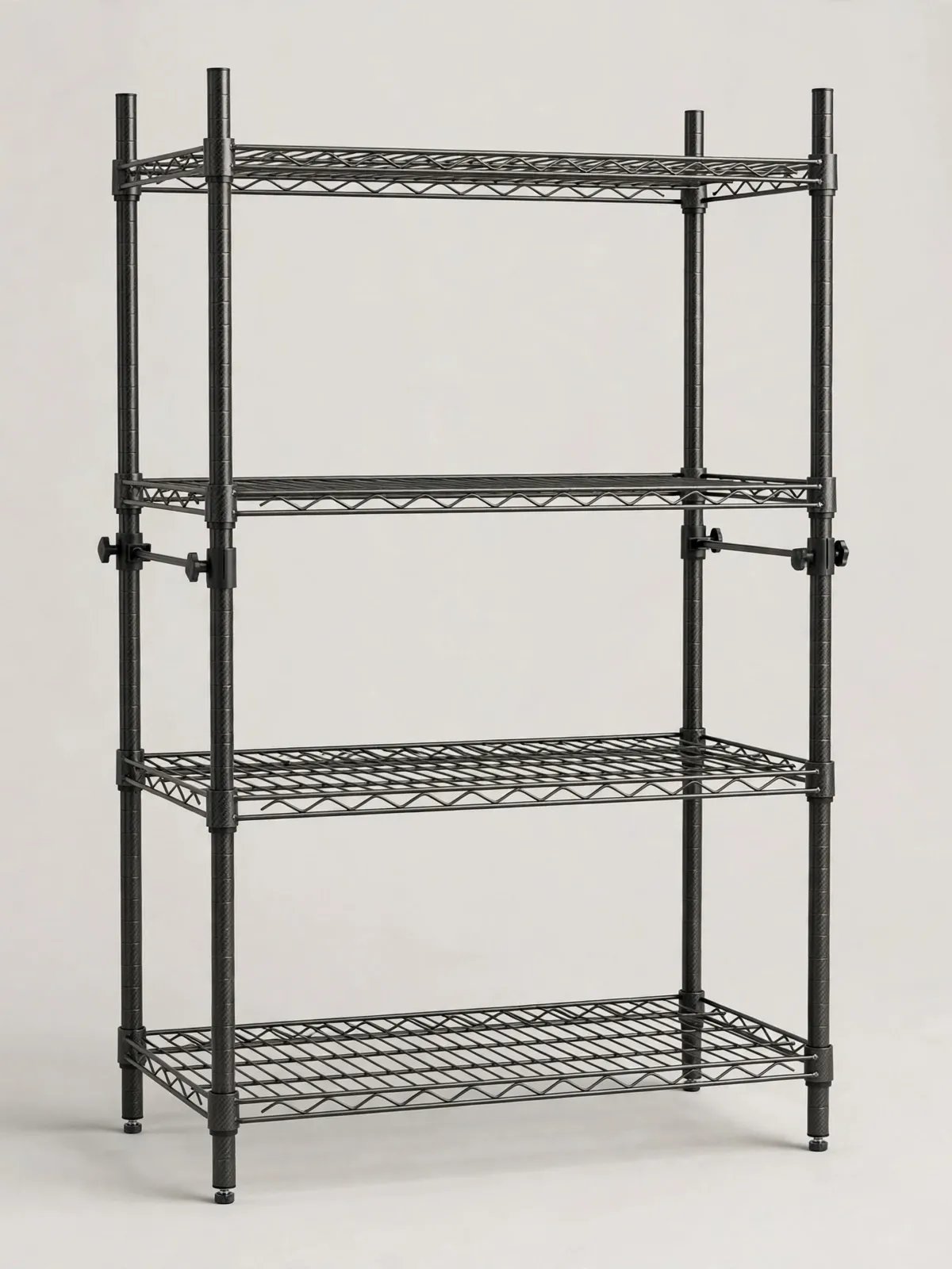 Adjustable Kitchen Storage Rack — Carbon Steel Floor Organizer product image (1)