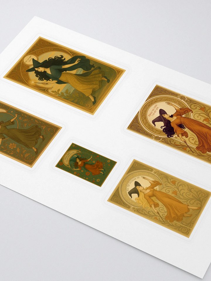 Vintage Witch Sticker Sheet product image (2)