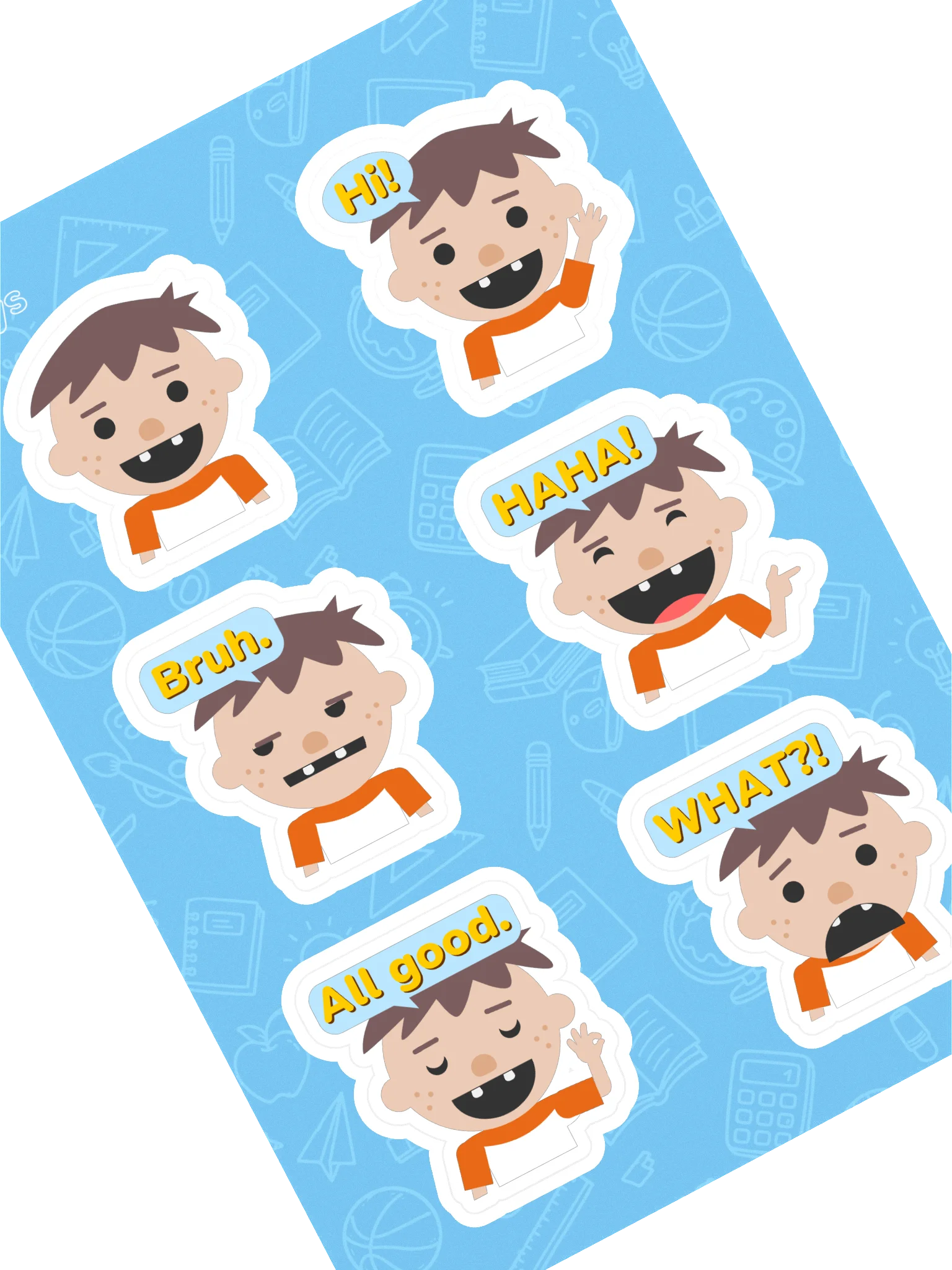 Roys Bedoys Emoji Sticker Sheet product image (1)