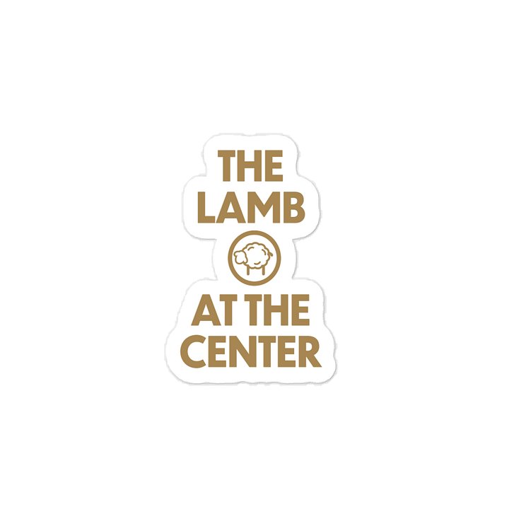 The Lamb at the Center (Sticker) product image (1)