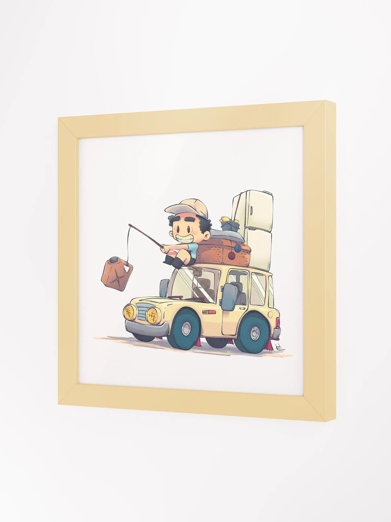 Go Go My Car | Frame Matte Poster product image (17)