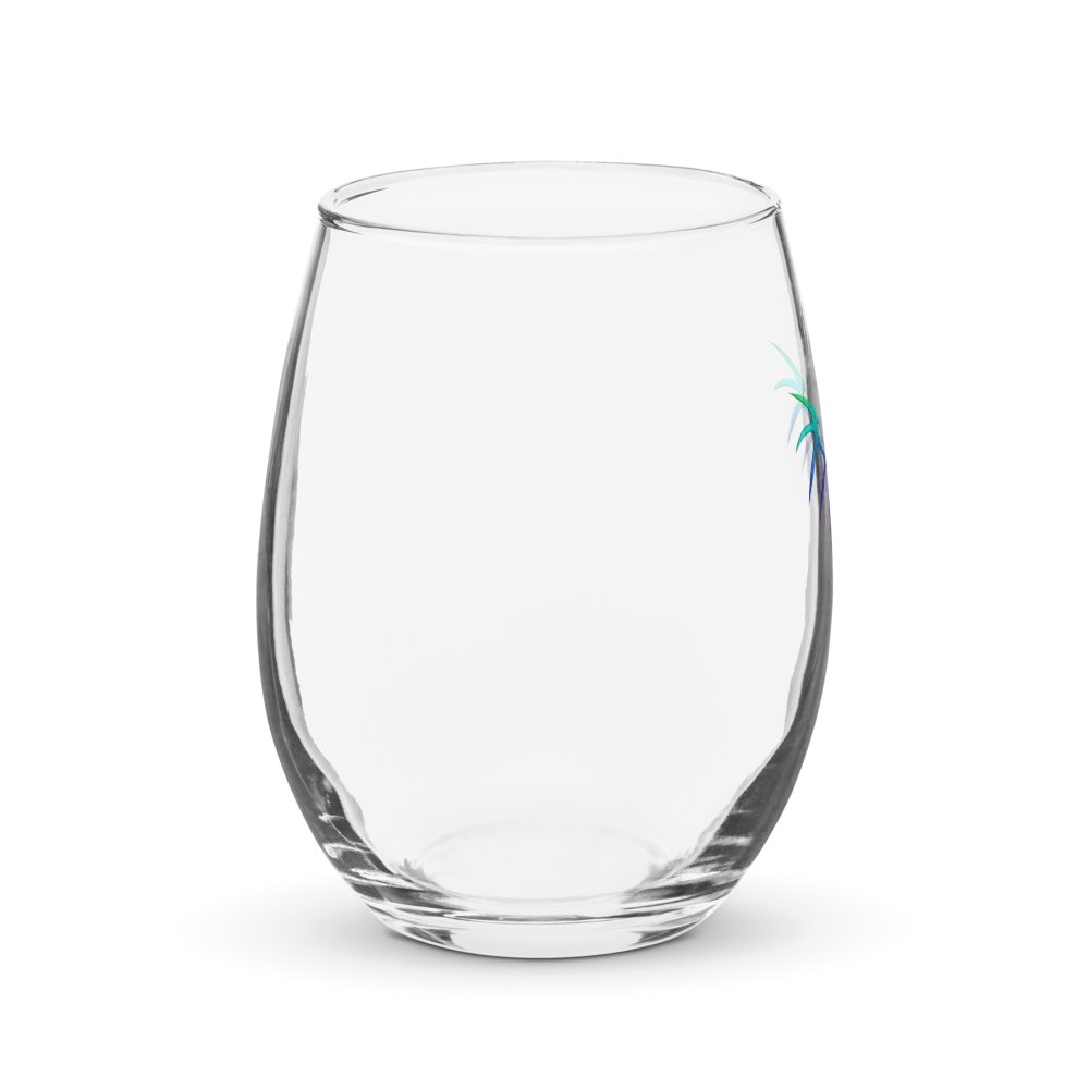 RafaZafar Logo Stemless Wineglass (vaporwave) product image (4)
