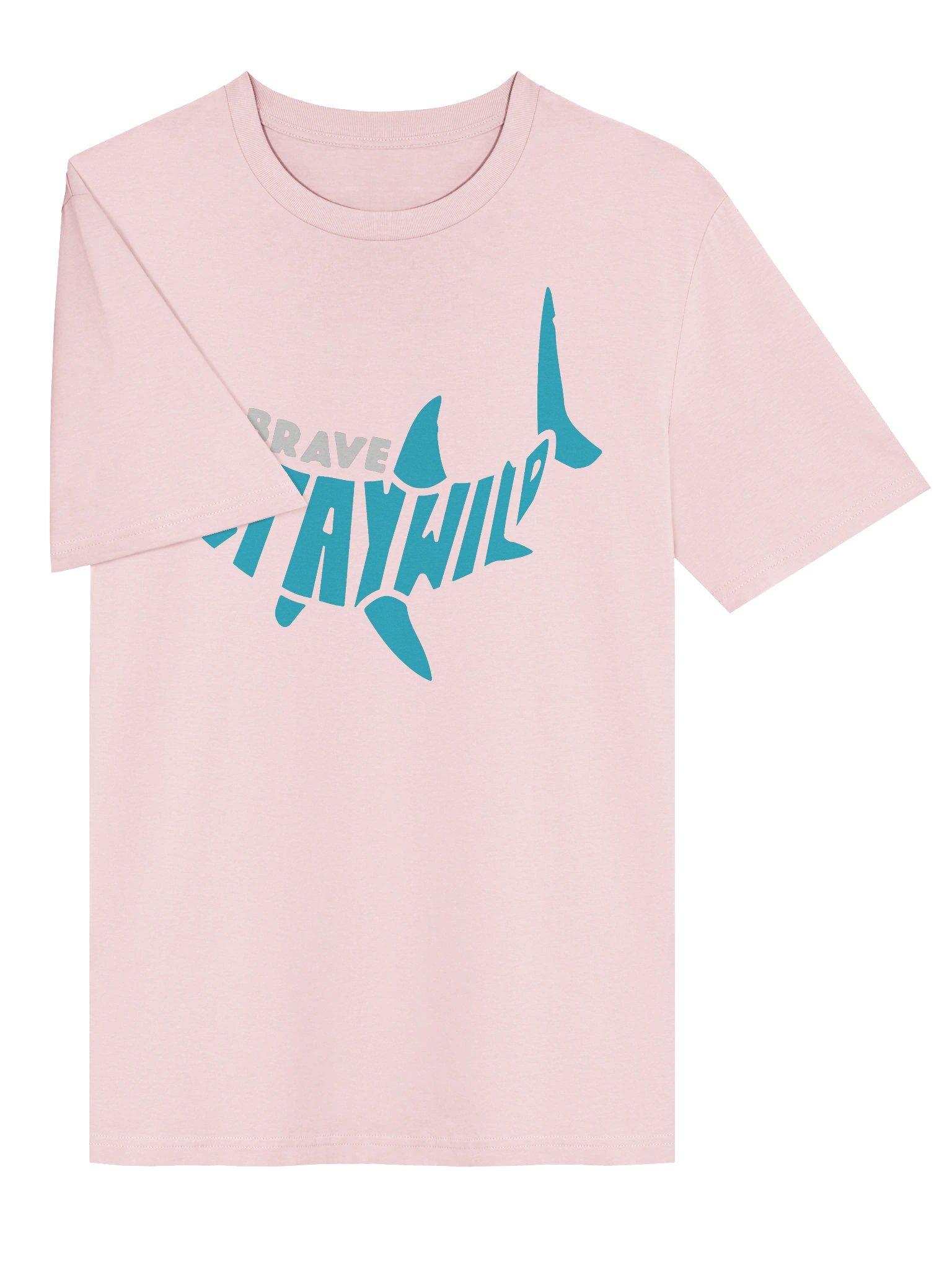 Be Brave Stay Wild Shark Unisex Organic Tee product image (44)