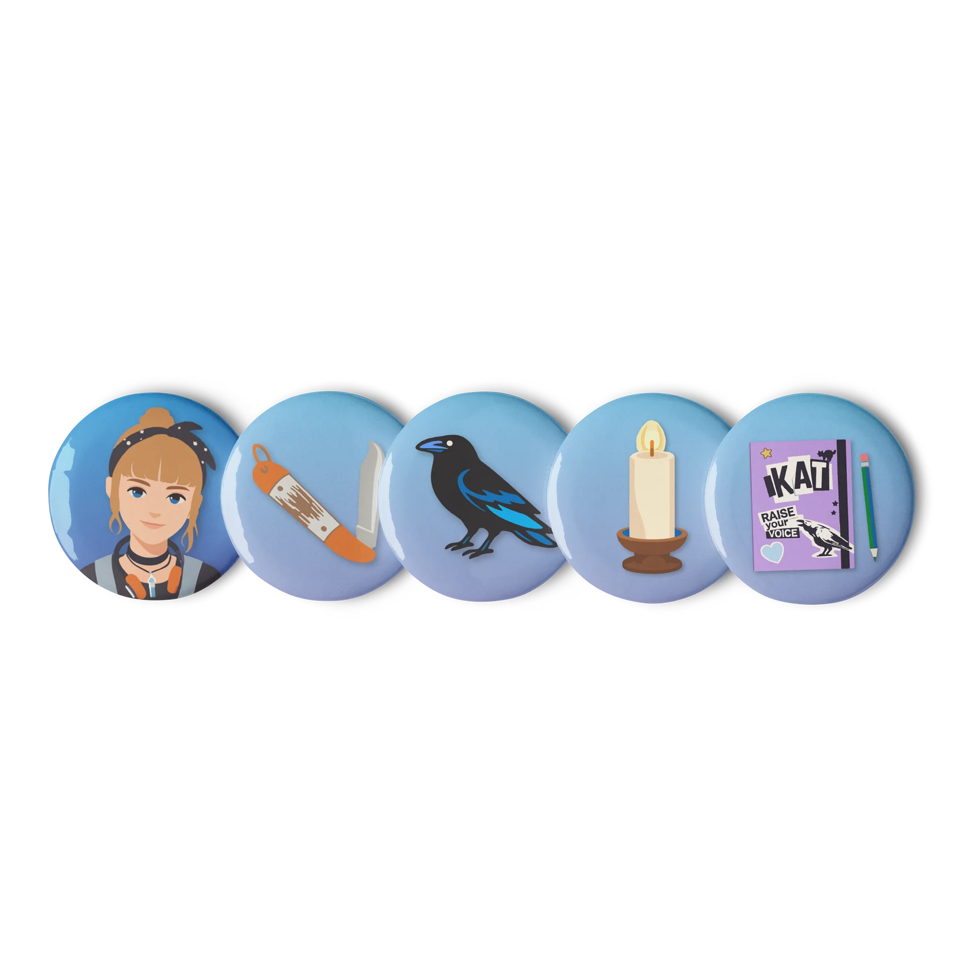 Kat Mikaelsen - Character Button Set product image (4)