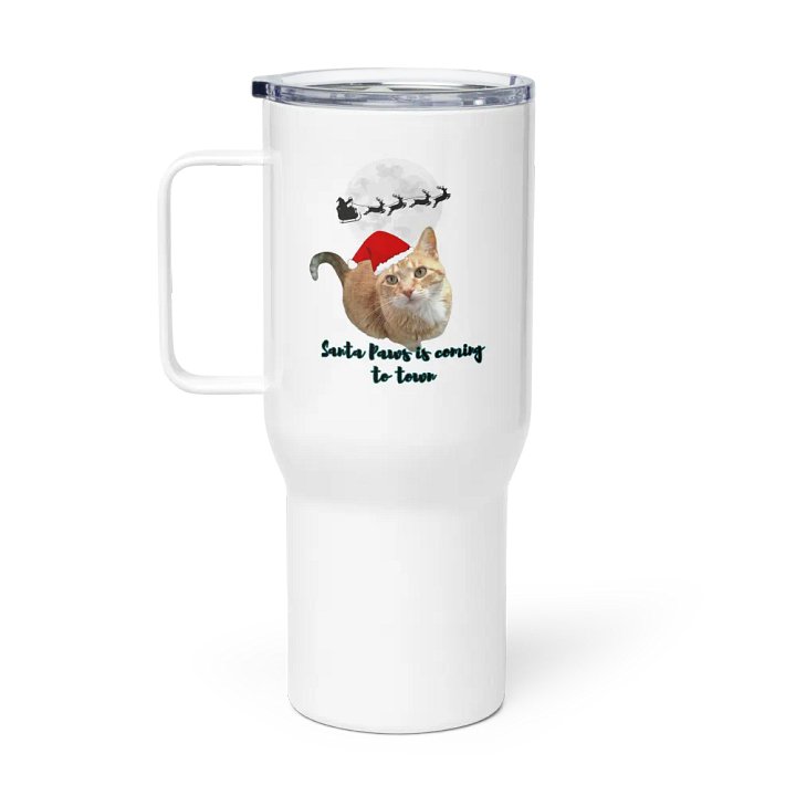 Santa Paws Stainless Steel Travel Mug product image (1)
