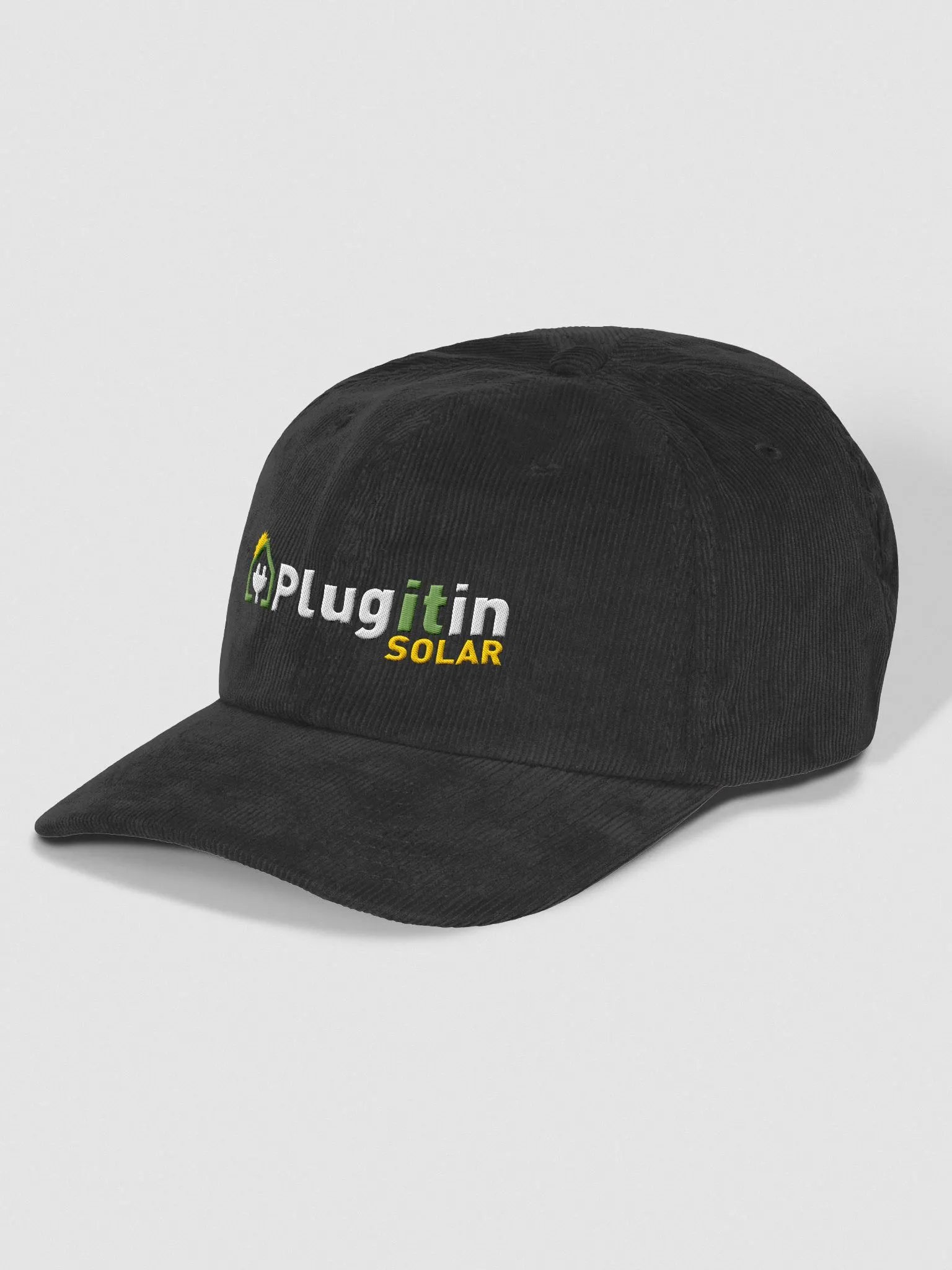 Plug It In Solar High-Quality Corduroy Dad Hat product image (5)