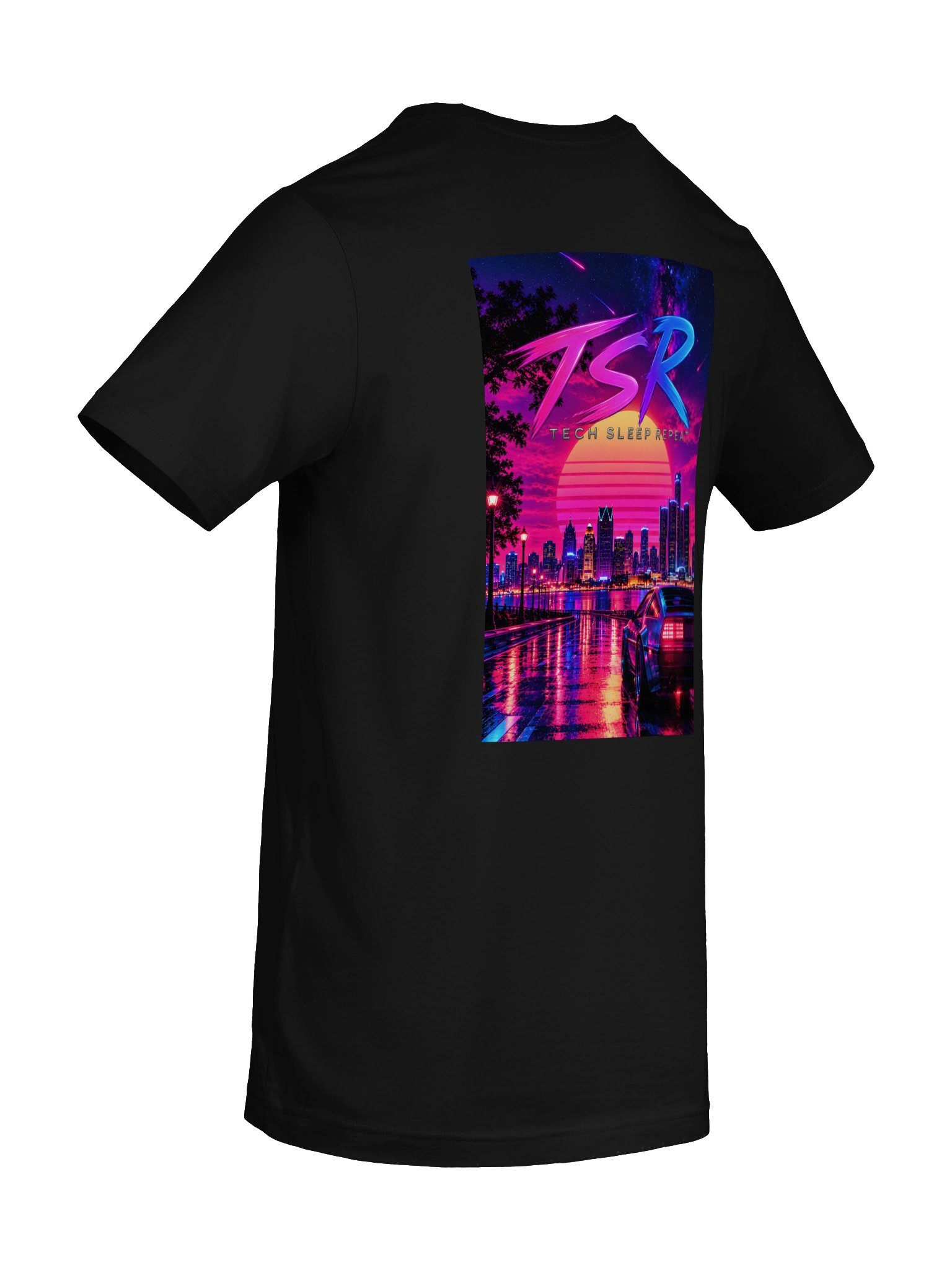 Tech. Sleep. Repeat. Tee | Neon Nights Limited Edition product image (3)