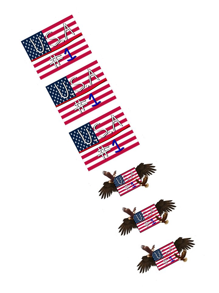 USA #1 Sticker Sheet product image (2)