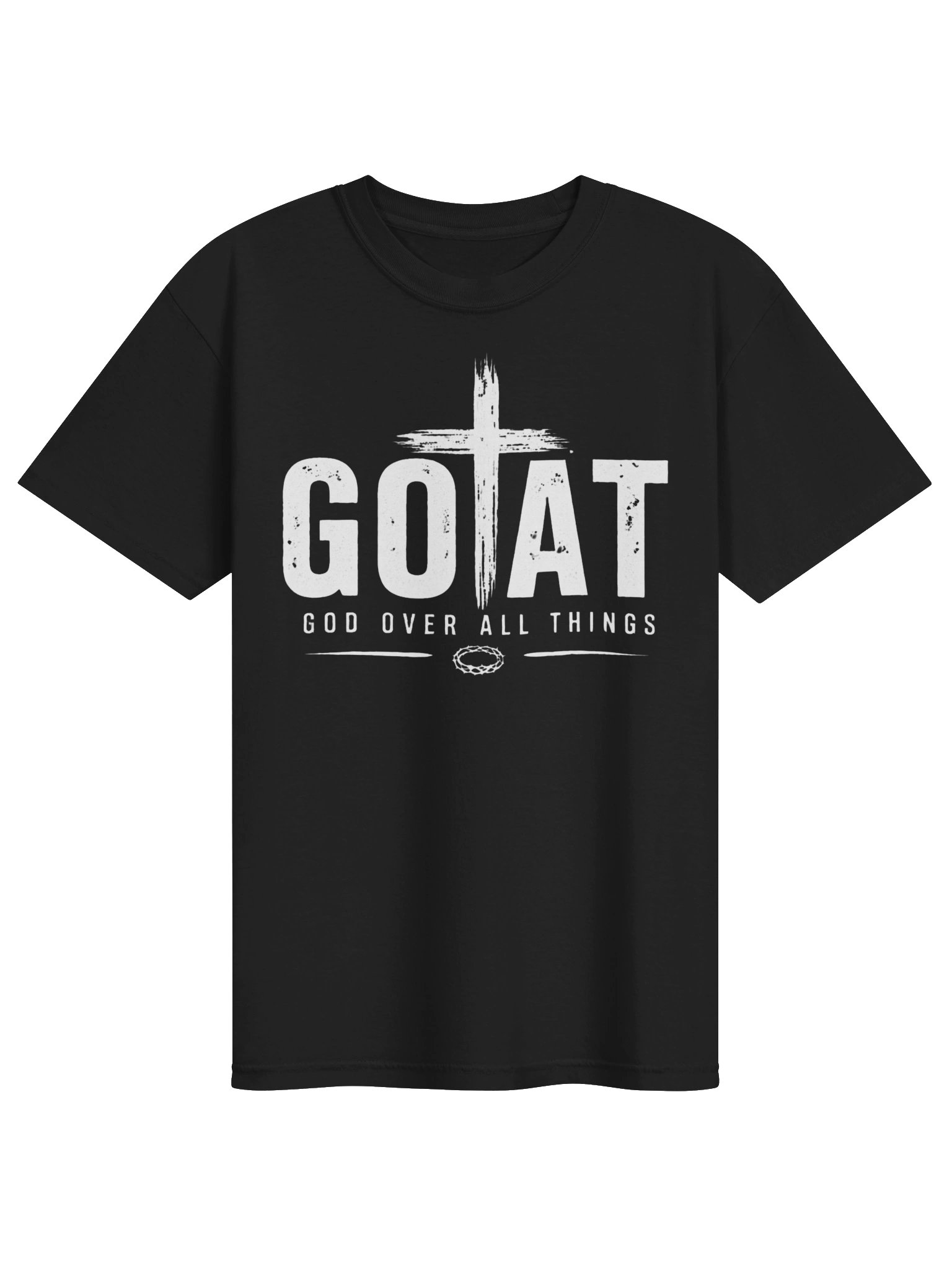 GOAT – God Over All Things Christian T-Shirt | Faith-Based Inspirational Apparel | Kingdom Life Co. product image (2)
