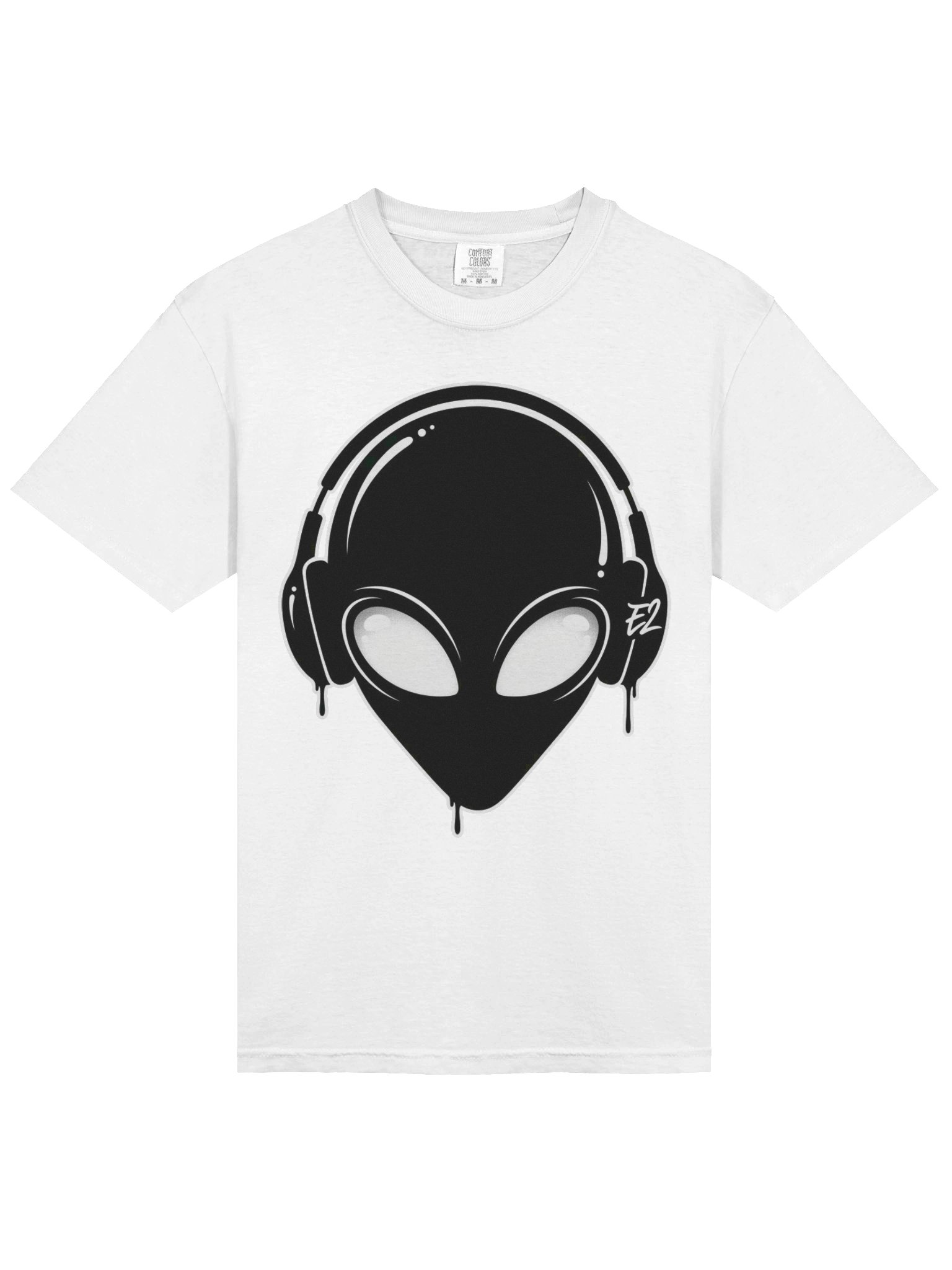 E2 Alien Headphones Graphic Tee product image (26)