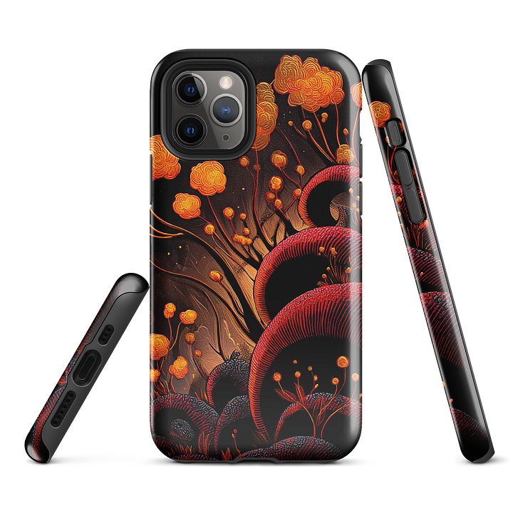 Golden Bloom iPhone Case – Ornate Organic Glow Design product image (2)