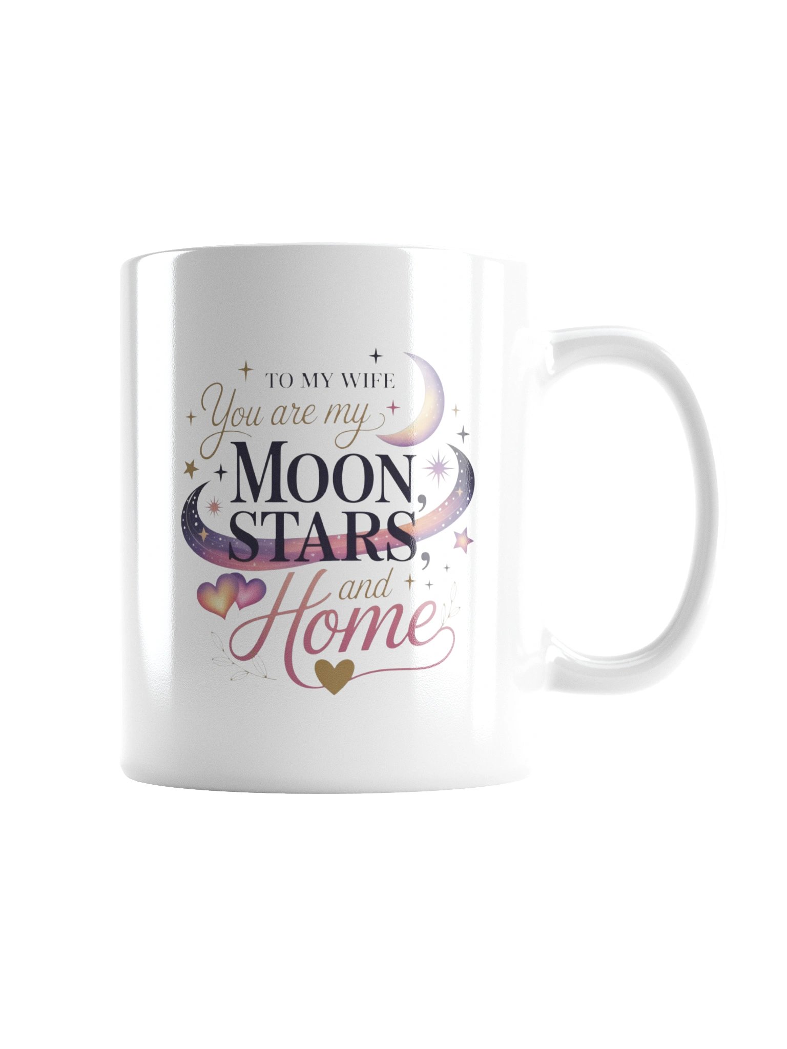 To My Wife You Are My Moon Stars and Home Coffee Mug product image (7)