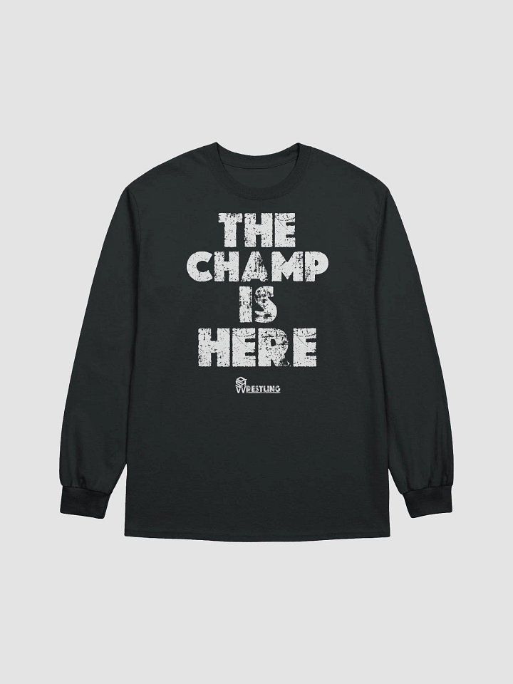 QSHW THE CHAMP IS HERE (WHITE DESIGN) LONG T-SHIRT product image (3)