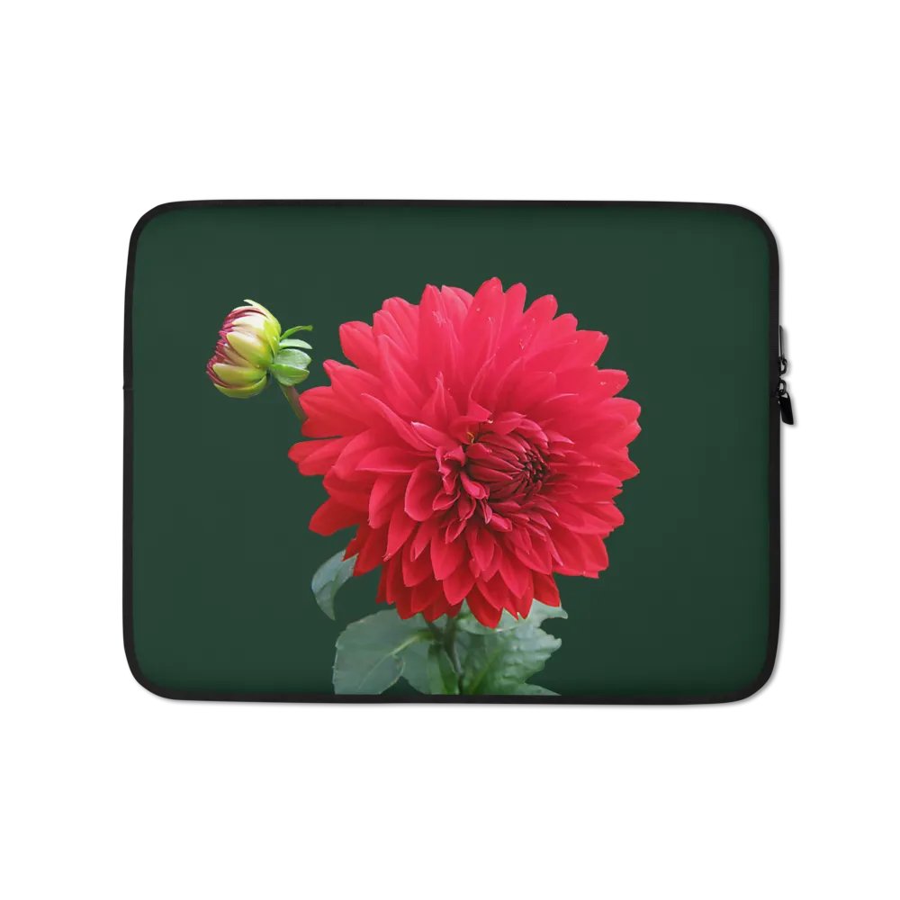Dahlia Dream 13 & 15 Inch Laptop Sleeve - Elegant & Protective Case for MacBook & Laptops product image (1)