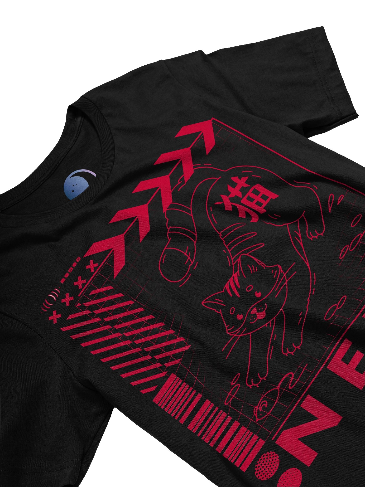 Neko Red & Black Tee product image (3)