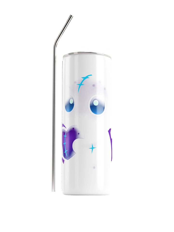 Void Winged Heart — White Stainless Steel Tumbler product image (1)