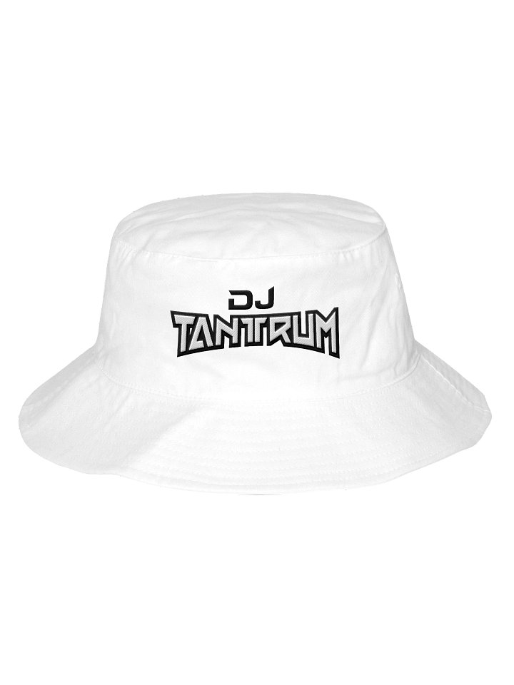 DJ TanTrum Bucket Hat (Black Trim Logo) - Cropped Logo product image (1)
