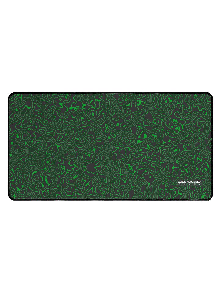Green Topographic Desk Mat product image (1)