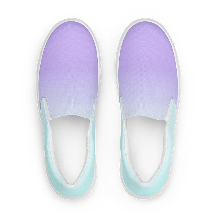 Pastel Gradient Slip-On Canvas Shoes product image (1)