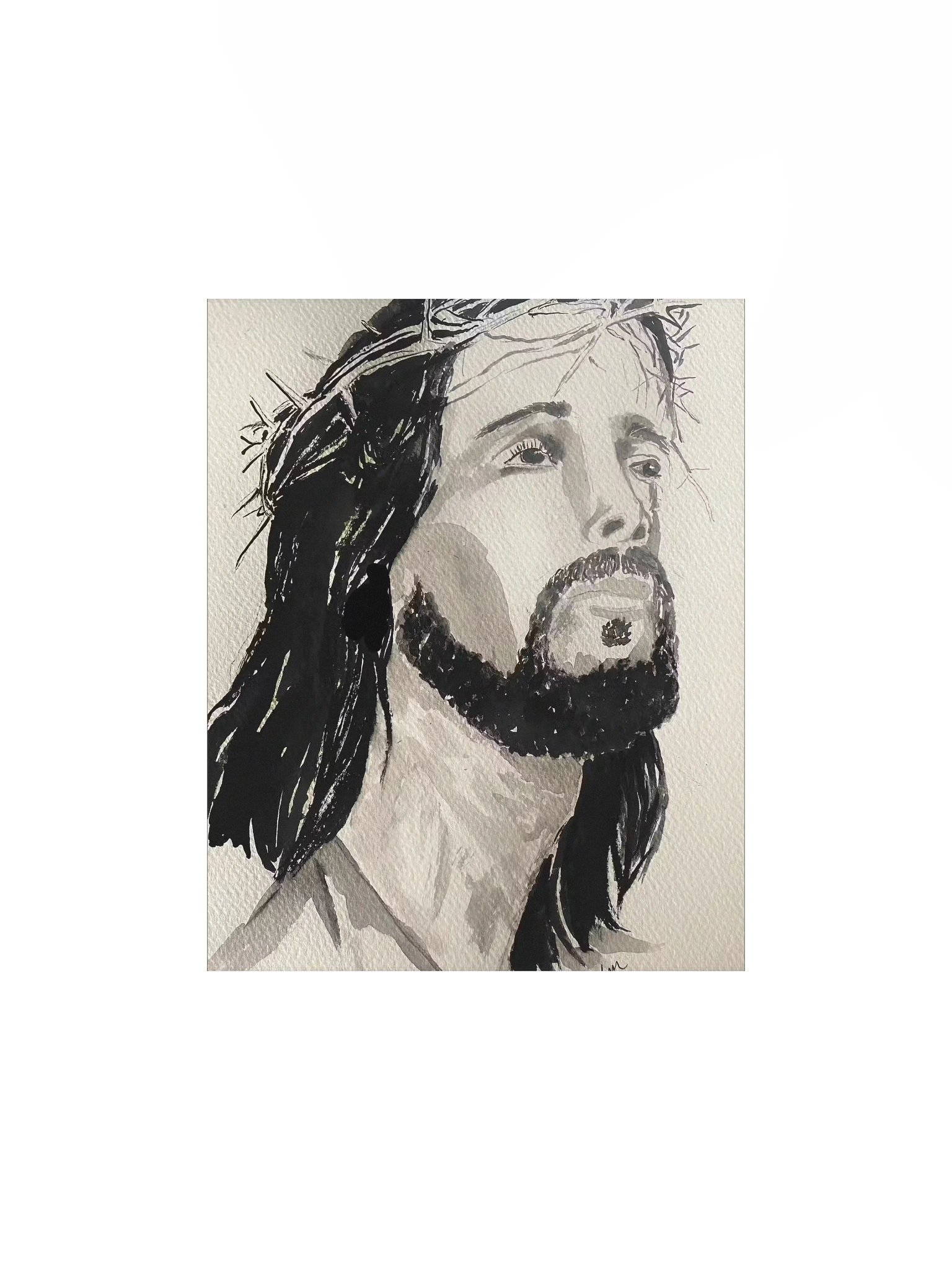 Christ Head 24" x 36" product image (3)