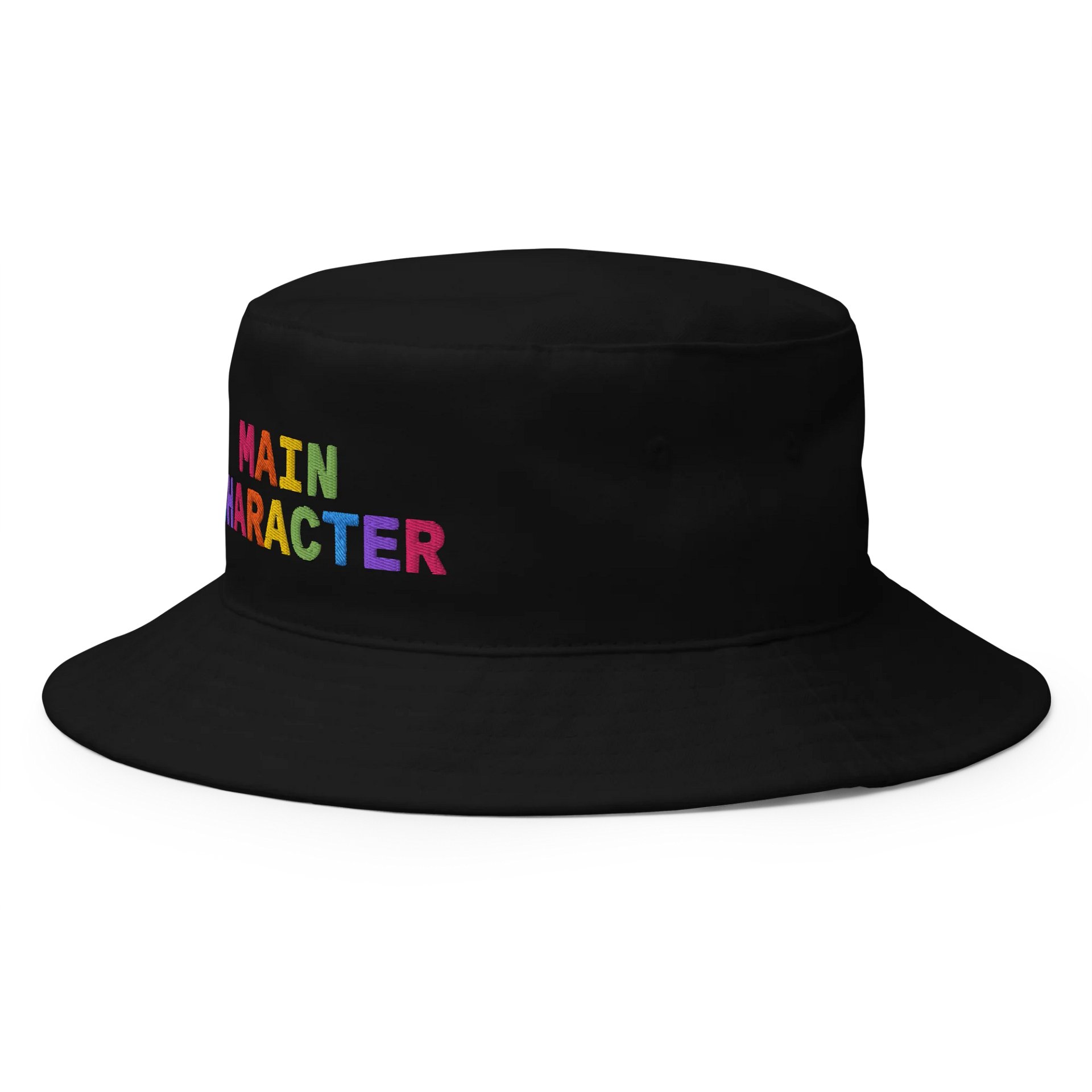 Main Character Puffy Embroidered Bucket Hat product image (2)