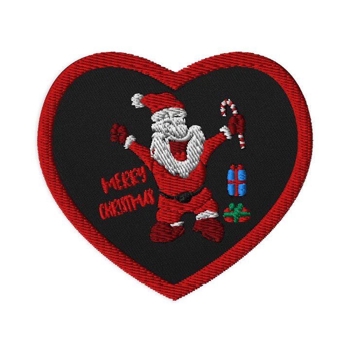 Cheerful Santa Embroidered Patches product image (1)