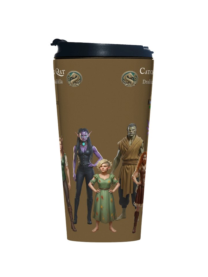 Catching Qat stainless steel coffee mug product image (1)