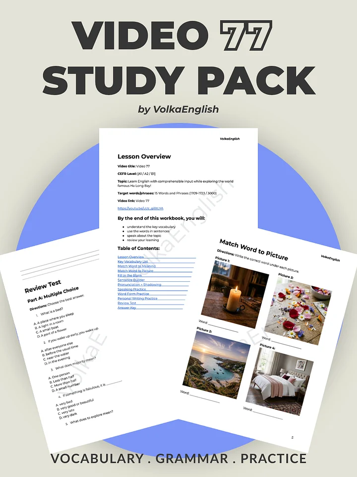 Video 77 Study Pack product image (1)