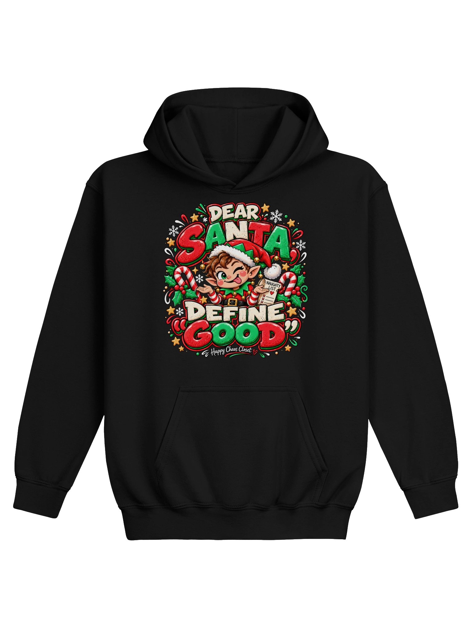 Dear Santa, Define Good Youth Hoodie product image (7)