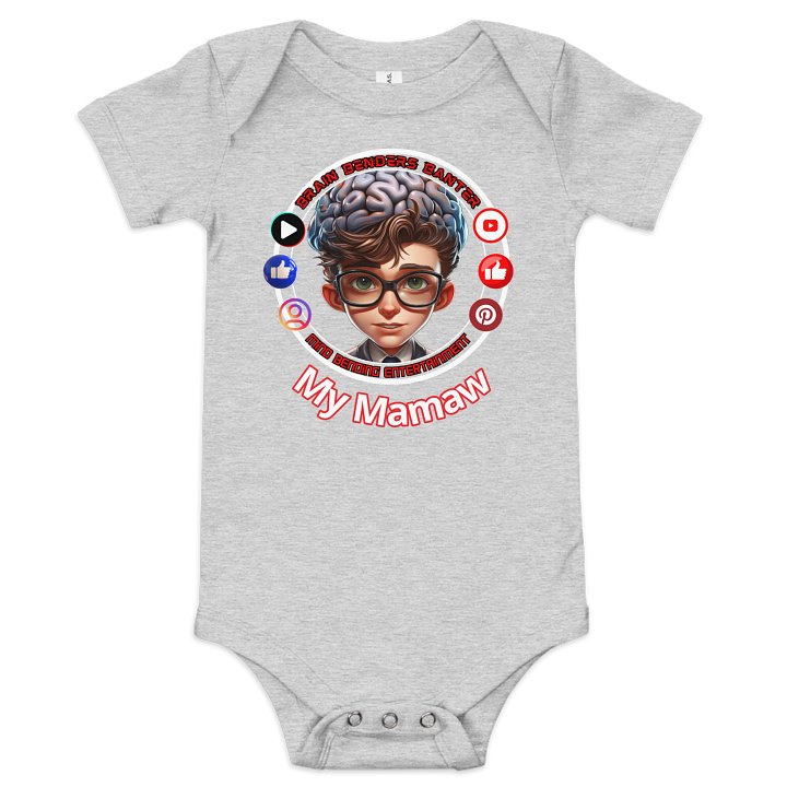BBB Brainiac Baby Onesie product image (1)