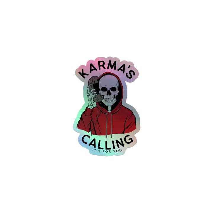 KARMA'S CALLING - Sticker Holo product image (1)