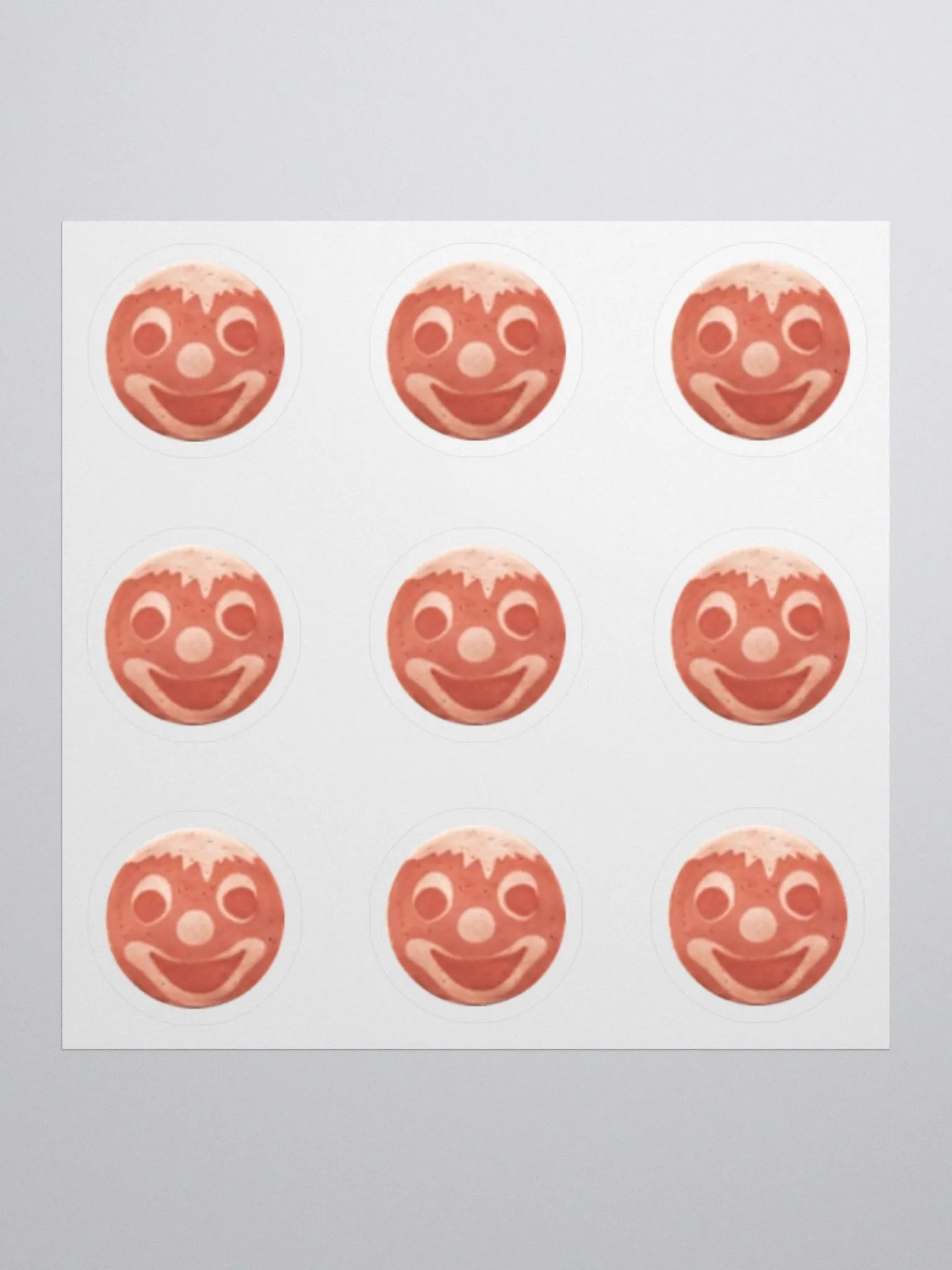Clown Meat bubble free stickers product image (1)