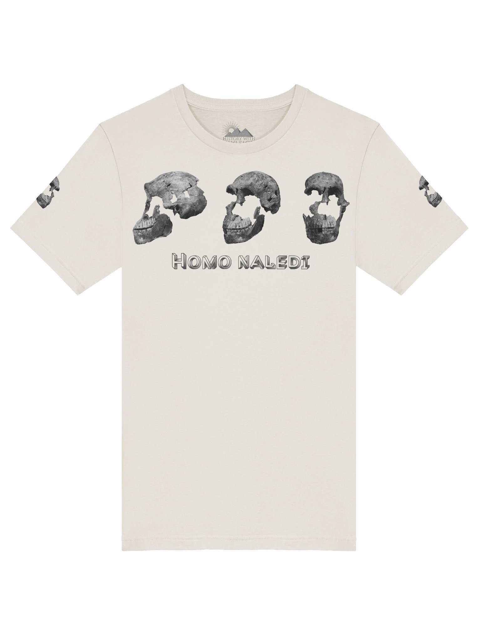 Naledi Fossil Skull T-Shirt Light product image (26)
