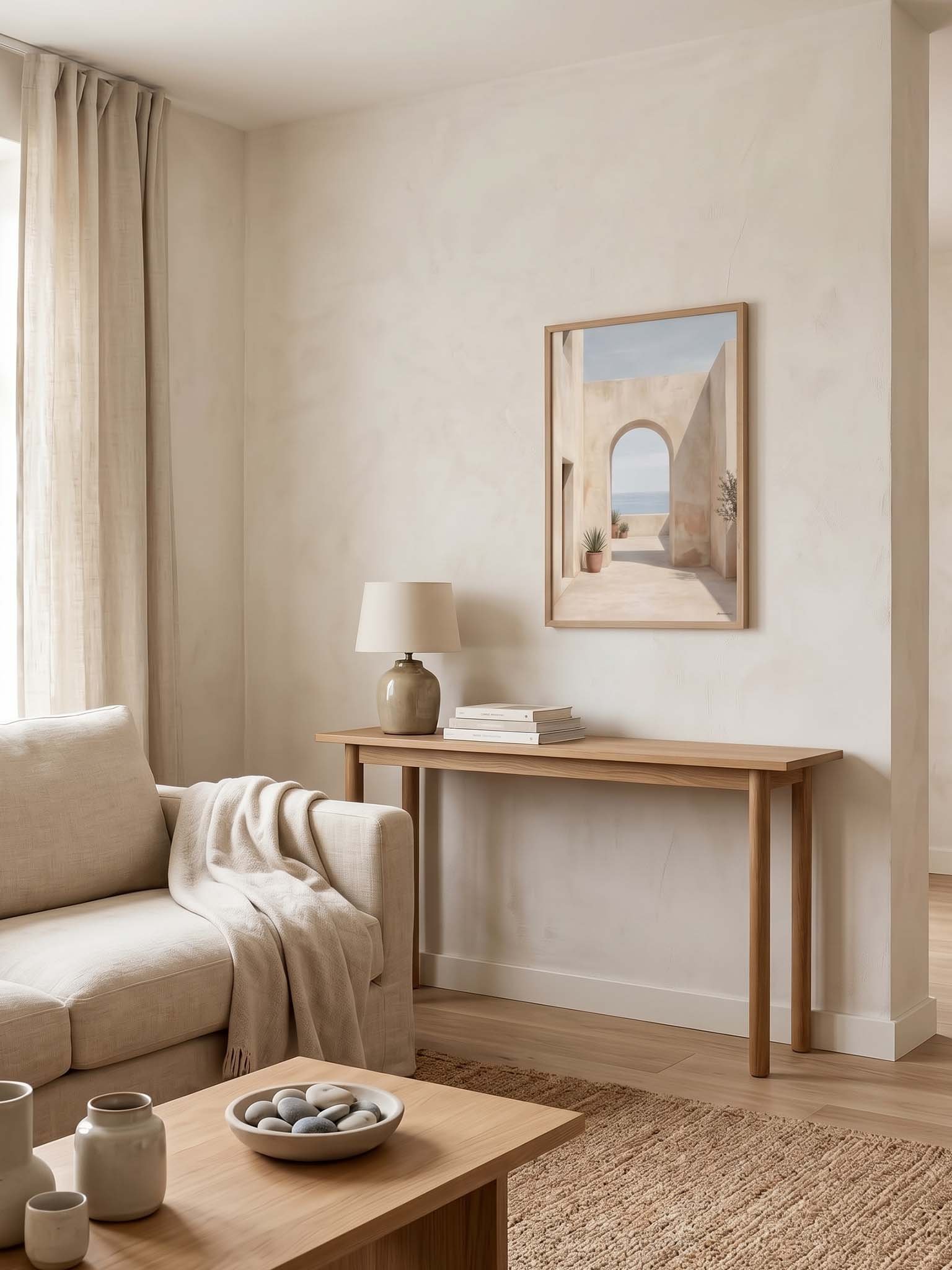 Coastal Courtyard - Mediterranean Modern Wall Art product image (37)