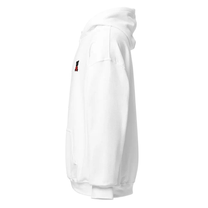 Outline Teddy Bear Heart Embroidered Hoodie product image (2)