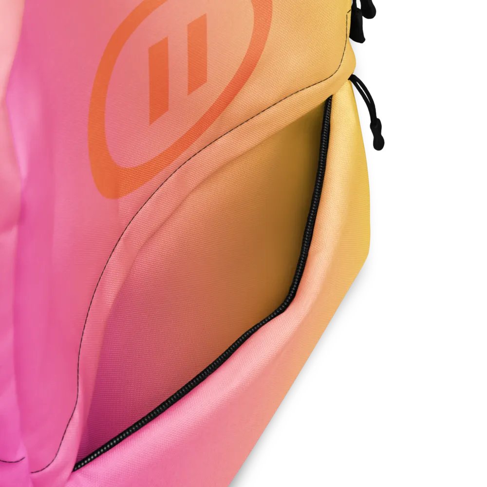Pause AI Backpack (Pink/Orange Gradient) product image (5)