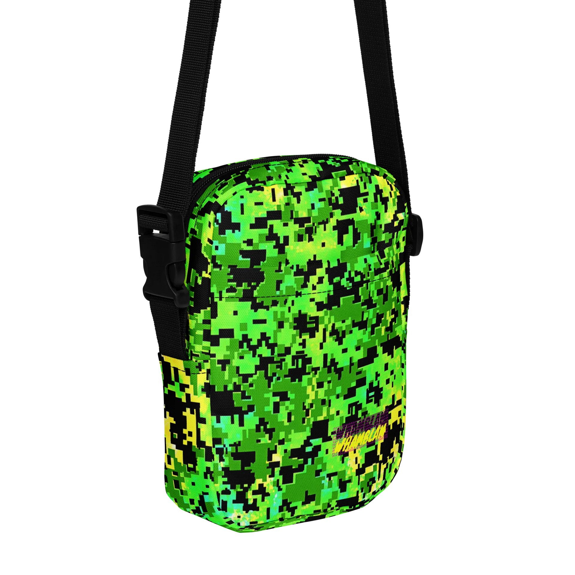 Pixelated Jungle All-Over Crossbody Bag product image (1)