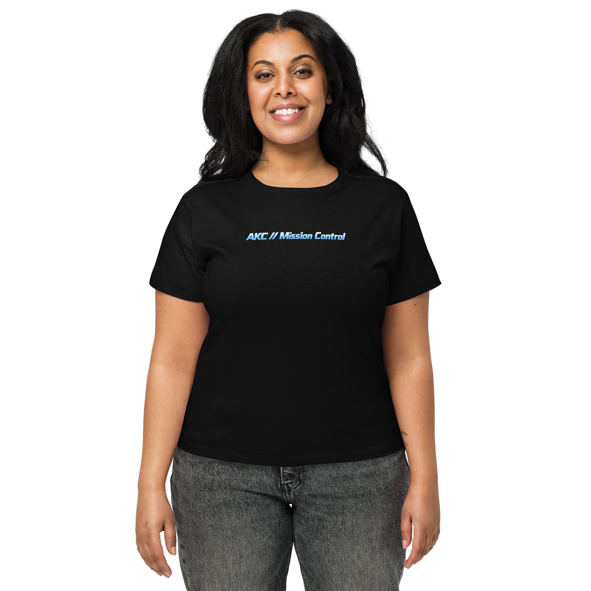 • AKC // Mission Control Women’s High-Waisted Tee | Arkfall Kitty Collective product image (1)