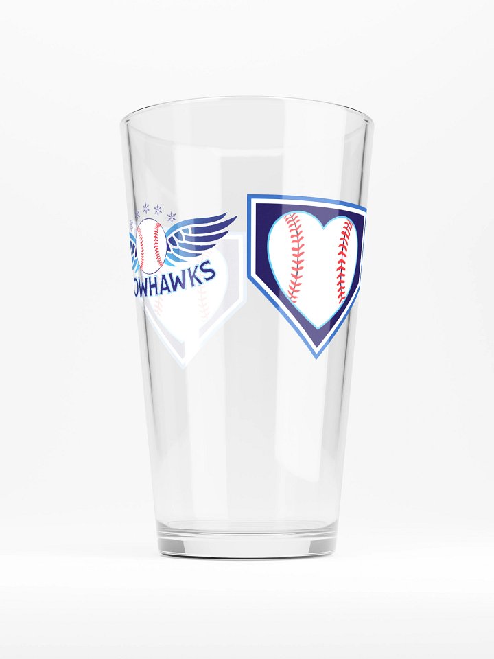 Home Plate Snowhawks Pint Glass product image (1)