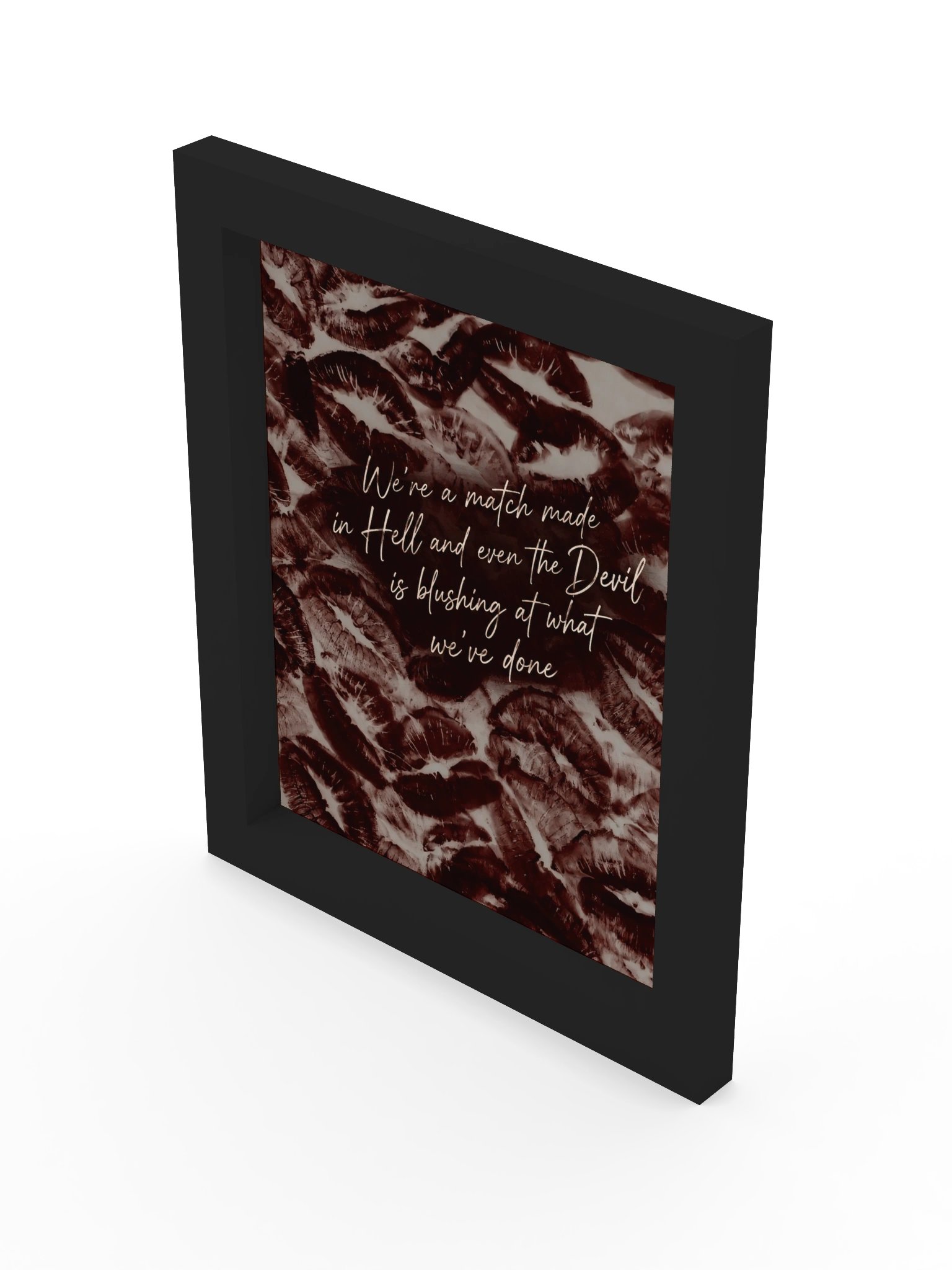 Even the Devil Blushes - Framed Poster product image (33)