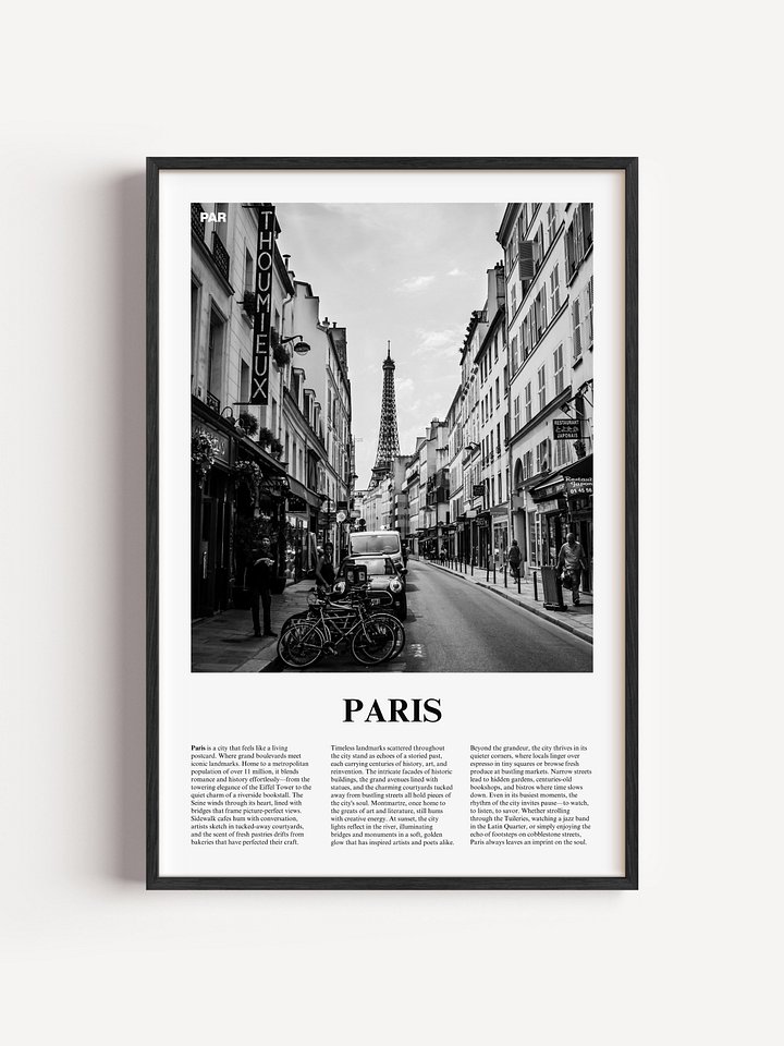 Paris 04 Newspaper Poster product image (1)