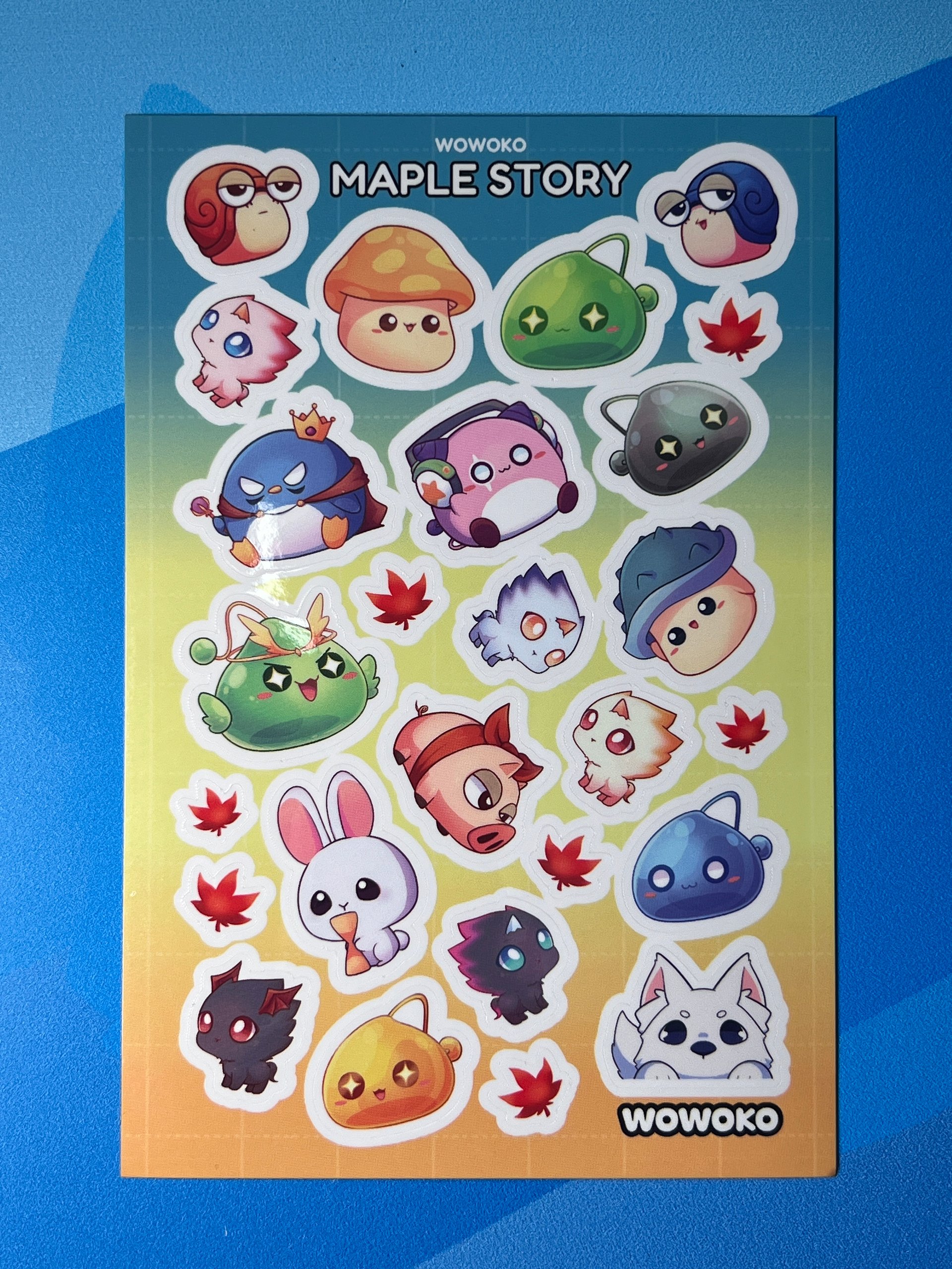 WoWoKo x Potato Fighters - Maplestory - Sticker Sheet product image (1)