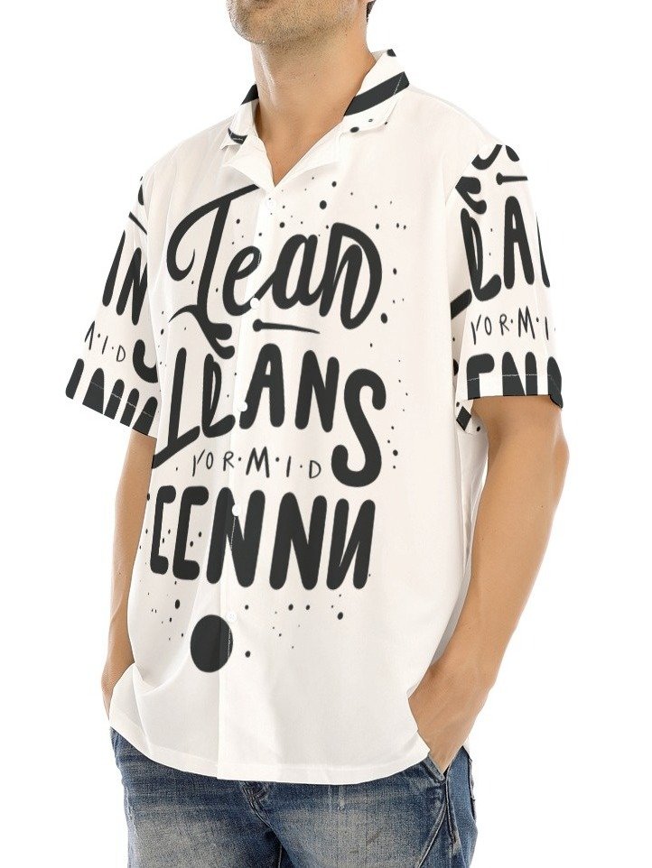 Dream Script All-Over Print Resort Hawaiian Shirt product image (3)