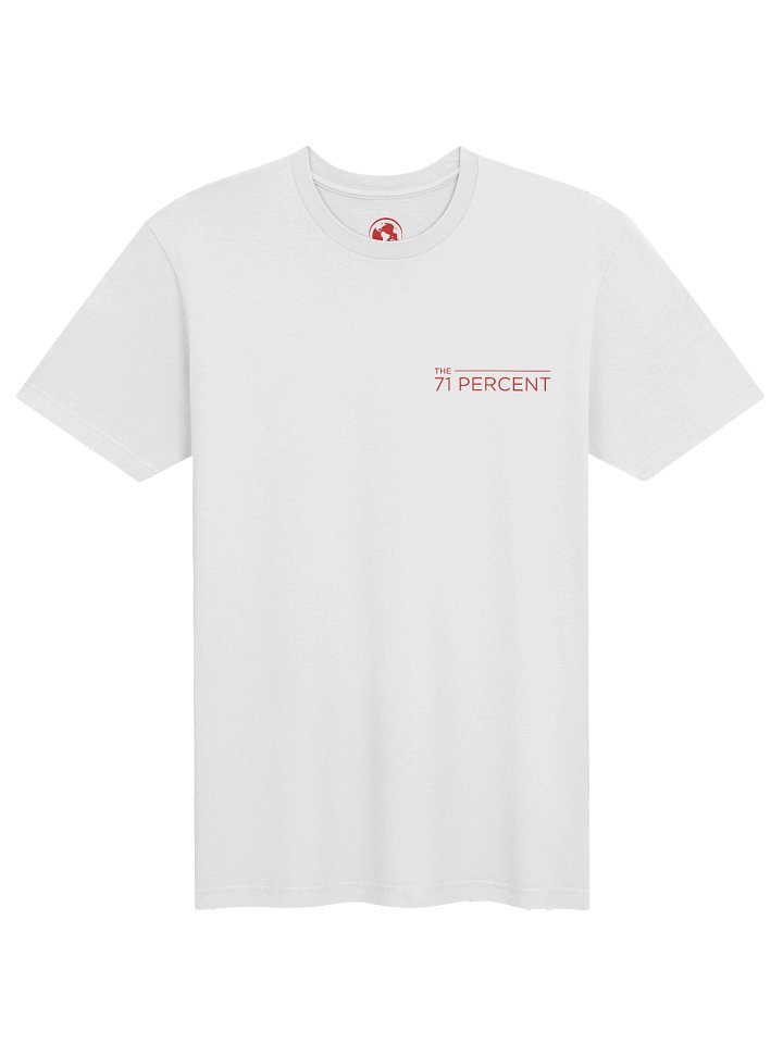The 71 Percent Tee White/Red product image (1)