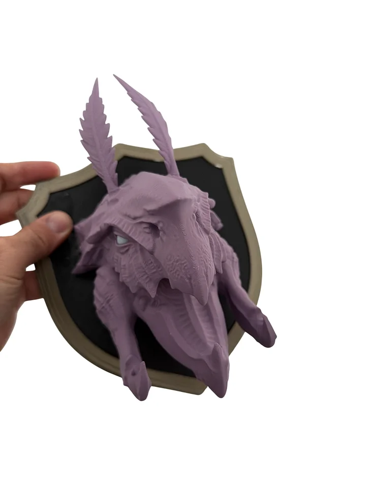 Light Eater — Fantasy Wall Trophy STL product image (2)