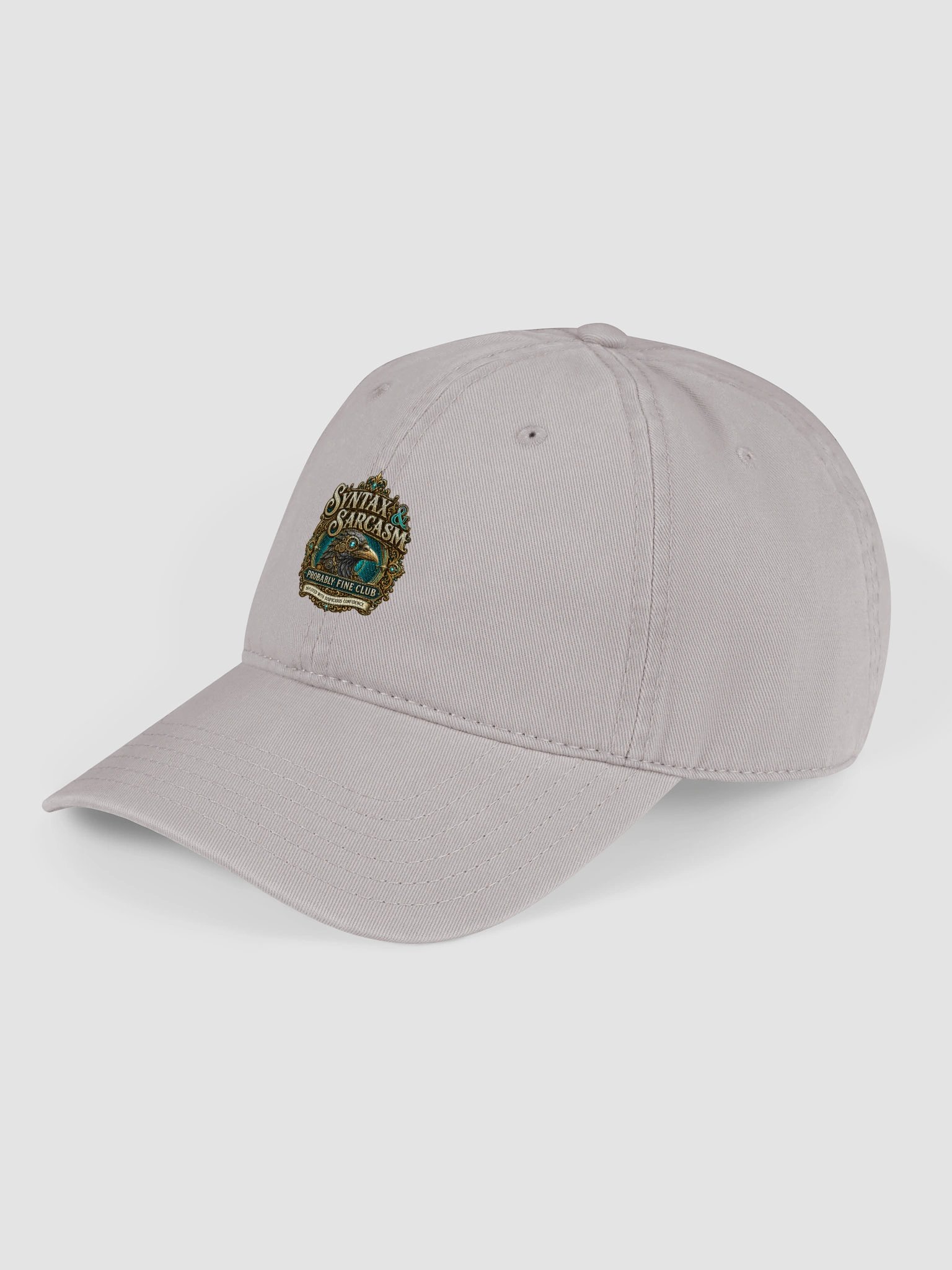 Syntax & Sarcasm Probably Fine Club Baseball Cap product image (11)