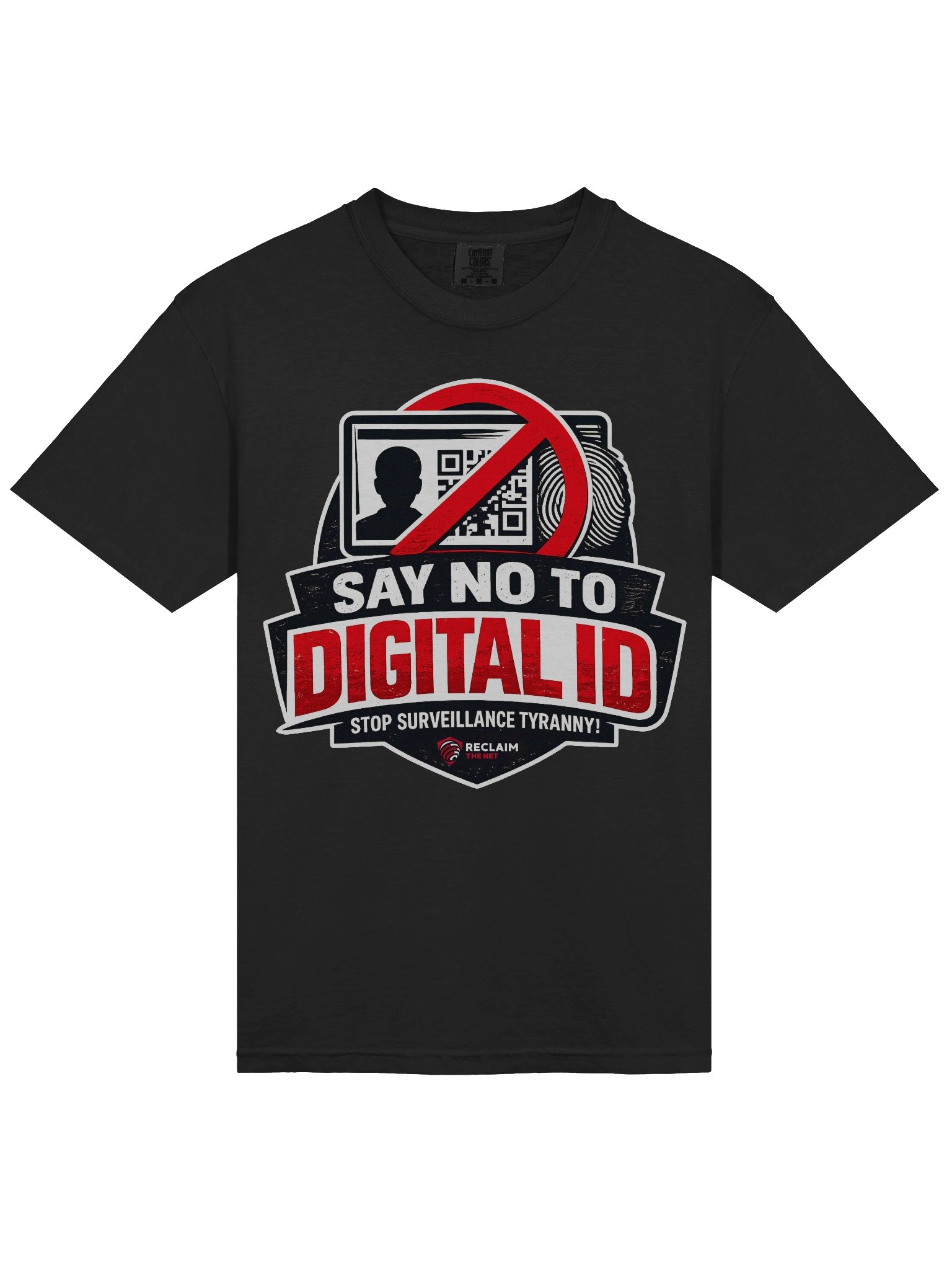 Say No To Digital ID Front Graphic Campaign T-Shirt product image (3)